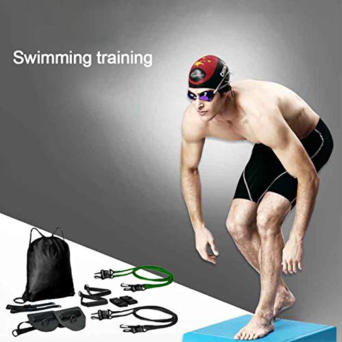 Dispositivo de entrenamiento avanzado para nadar, postura de natación, brazo, cuerda de tracción, remo, esnórquel, piernas y brazos, ayuda a entrenar los músculos de los brazos y la espalda.