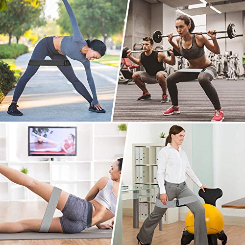 DISUPPO Bandas de Resistencia para Piernas y Trasero, Bandas de Entrenamiento de Cadera, Bandas Anchas de Ejercicio, Bandas Elásticas Antideslizantes para Yoga, Pilates DISUPPO Bandas de Resistencia para Piernas y Trasero, Bandas de Entrenamiento de Cadera, Bandas Anchas de Ejercicio, Bandas Elásticas Antideslizantes para Yoga, Pilates