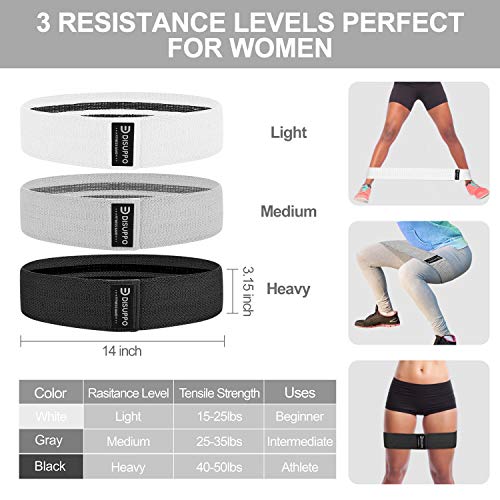 DISUPPO Bandas de Resistencia para Piernas y Trasero, Bandas de Entrenamiento de Cadera, Bandas Anchas de Ejercicio, Bandas Elásticas Antideslizantes para Yoga, Pilates DISUPPO Bandas de Resistencia para Piernas y Trasero, Bandas de Entrenamiento de Cadera, Bandas Anchas de Ejercicio, Bandas Elásticas Antideslizantes para Yoga, Pilates