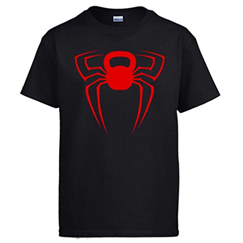 Diver Camisetas Camiseta Kettlebell Spider - Negro, S