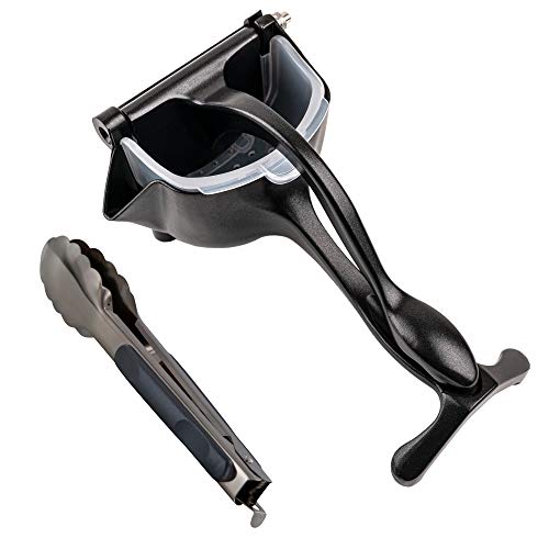 DIVVIN Extractor manual de juice con chanclas y muñequeras para frutas, Handheld y portátil para frescos y cócteles: Negro DIVVIN Extractor manual de juice con chanclas y muñequeras para frutas, Handheld y portátil para frescos y cócteles: Negro