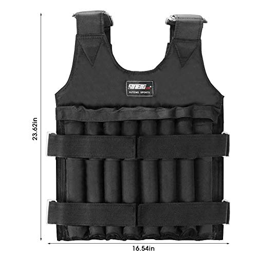 DIYARTS 20/50Kg Chaleco Ajustable Chaqueta Entrenamiento con para Bajar Peso Gimnasio Entrenamiento Físico DIYARTS 20/50Kg Chaleco Ajustable Chaqueta Entrenamiento con para Bajar Peso Gimnasio Entrenamiento Físico