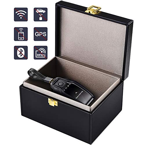 Diyife Faraday Caja para Coche Llaves, Señal Bloqueador Caja para Coche Llaves, WiFi/GPS/LTE/NFC/RFID/Bluetooth sin Claves Entrada Señal Bloqueador, Anti-Robo Faraday Caja Jaula
