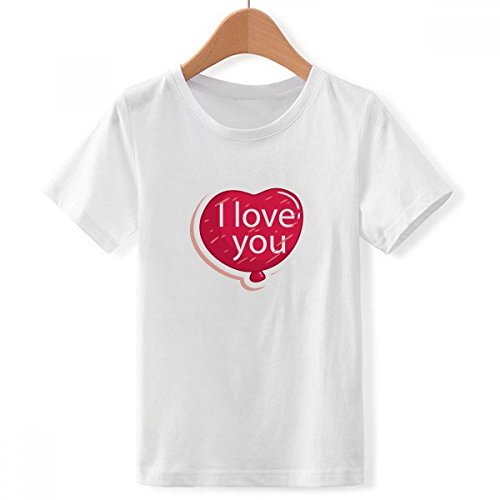 DIYthinker Patinaje de Color te Amo Globo de Cuello Redondo Camiseta para Chico Multicolor Medio DIYthinker Patinaje de Color te Amo Globo de Cuello Redondo Camiseta para Chico Multicolor Medio