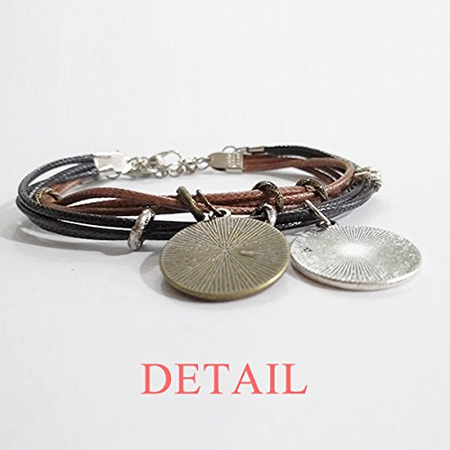 DIYthinker Popular Chino Online Broma Tan Triste Ornamentos Pulsera Brazalete Cuerda Sandwich DIYthinker Popular Chino Online Broma Tan Triste Ornamentos Pulsera Brazalete Cuerda Sandwich