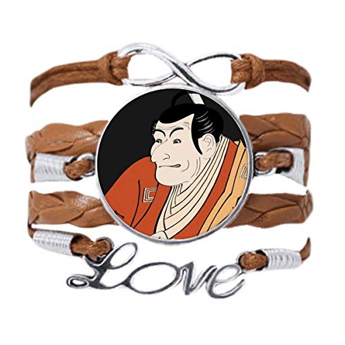 DIYthinker - Pulsera tipo kimono para hombre, estilo japonés, diseño de cuerda DIYthinker - Pulsera tipo kimono para hombre, estilo japonés, diseño de cuerda