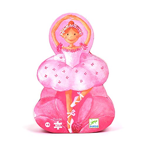 Djeco- Rompecabezas La Bailarina con la Flor, Multicolor (DJ07227) Djeco- Rompecabezas La Bailarina con la Flor, Multicolor (DJ07227)