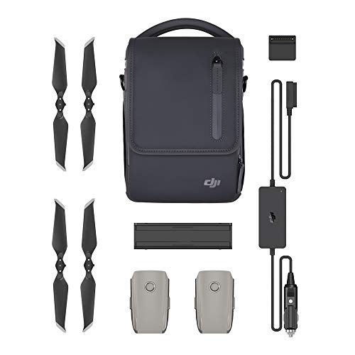 DJI Mavic 2 Pro/Mavic 2 Zoom Fly More - Kit, Incluye 2 Baterías de Vuelo Inteligente, 1 Cargador Múltiple, 1 Cargador de Coche, Hélices de Bajo Ruido y 1 Estuche de Transporte