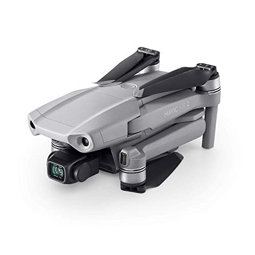 DJI Mavic Air Combo 2 Pack Drone Quadcopter UAV con Cámara de 48MP 4K Video 1/2 Pulgadas CMOS Sensor de Cardán de 3 Ejes, Sin Tarjeta, Sin Care Refresh, Tiempo de Vuelo 34 min, ActiveTrack 3.0, Gris