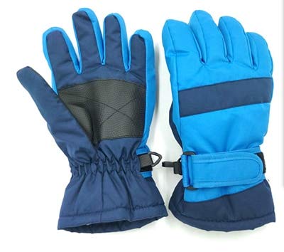 DJLHN4-7y / 8-12y / 12-16y Guantes de Invierno para niños Impermeables a Prueba de Viento ski Boy Guantes de Snowboard para Exteriores Guantes Deportivos para niños - Azul Cielo, 10-12 Meses