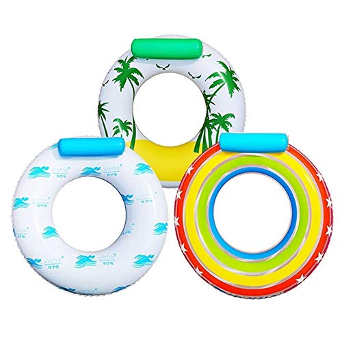 DJYD Flotador Amasado natación Inflable Anillo Partido de Piscina del mar de Agua Inflable Juego Juguetes Plataforma de baño Colchón Círculo Boya (Color: 70 cocotero) FDWFN (Color : 70 Coconut Tree)