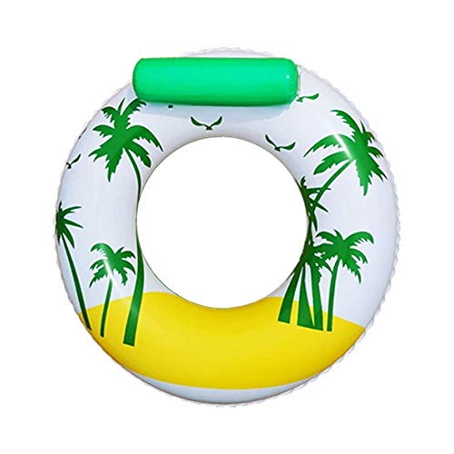 DJYD Flotador Amasado natación Inflable Anillo Partido de Piscina del mar de Agua Inflable Juego Juguetes Plataforma de baño Colchón Círculo Boya (Color: 70 cocotero) FDWFN (Color : 70 Coconut Tree)