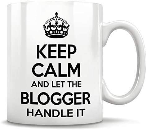 DKISEE Keep Calm and Let The Blogger Handle Gym Blog Lifestyle Gifts Taza de café regalo para mujeres y hombres tazas de té 11 oz DKISEE Keep Calm and Let The Blogger Handle Gym Blog Lifestyle Gifts Taza de café regalo para mujeres y hombres tazas de té 11 oz