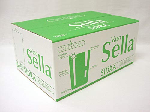 Dkristal Vaso Sidra Sella, Cristal, 500 ml, 6 Unidades Dkristal Vaso Sidra Sella, Cristal, 500 ml, 6 Unidades