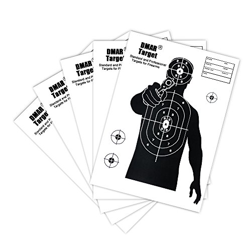 DMAR 20 Piezas 42cm 17 Pulgadas, dianas de Papel de Tiro, Silueta táctica, Objetivos de Entrenamiento para Disparar Airsoft al Aire Libre DMAR 20 Piezas 42cm 17 Pulgadas, dianas de Papel de Tiro, Silueta táctica, Objetivos de Entrenamiento para Disparar Airsoft al Aire Libre