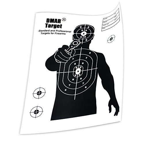 DMAR 20 Piezas 42cm 17 Pulgadas, dianas de Papel de Tiro, Silueta táctica, Objetivos de Entrenamiento para Disparar Airsoft al Aire Libre DMAR 20 Piezas 42cm 17 Pulgadas, dianas de Papel de Tiro, Silueta táctica, Objetivos de Entrenamiento para Disparar Airsoft al Aire Libre