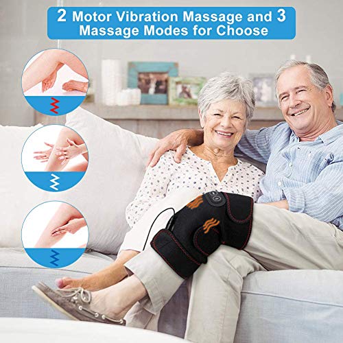 DOACT Rodillera Almohadilla Calentamiento Masaje de de Rodilla Compresión de Calor para Alivio del Dolor y Artritis en las Articulaciones Recuperación Rehabilitación Aliviar El Dolor Muscular DOACT Rodillera Almohadilla Calentamiento Masaje de de Rodilla Compresión de Calor para Alivio del Dolor y Artritis en las Articulaciones Recuperación Rehabilitación Aliviar El Dolor Muscular