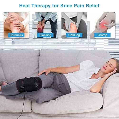 DOACT Rodillera Almohadilla Calentamiento Masaje de de Rodilla Compresión de Calor para Alivio del Dolor y Artritis en las Articulaciones Recuperación Rehabilitación Aliviar El Dolor Muscular DOACT Rodillera Almohadilla Calentamiento Masaje de de Rodilla Compresión de Calor para Alivio del Dolor y Artritis en las Articulaciones Recuperación Rehabilitación Aliviar El Dolor Muscular