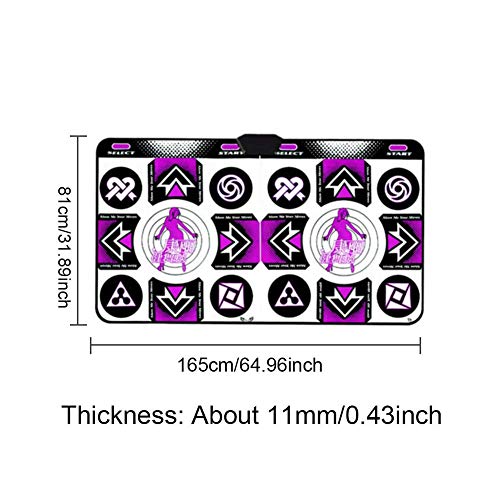 Doble Danza Tapete, Antideslizante Bailarina Paso Almohadillas Sense Juego Con Inalámbrico Receptor & Mando a Distancia, Running Yoga Juego Manta Esterilla Cumpleaños Navidad Regalos para Niños Niña Doble Danza Tapete, Antideslizante Bailarina Paso Almohadillas Sense Juego Con Inalámbrico Receptor & Mando a Distancia, Running Yoga Juego Manta Esterilla Cumpleaños Navidad Regalos para Niños Niña