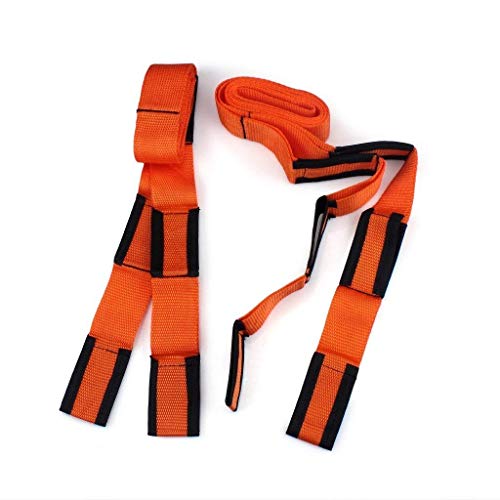 DOBO Correa para elevación de Cargas Pesadas, 2 Unidades, Naranja/Negro DOBO Correa para elevación de Cargas Pesadas, 2 Unidades, Naranja/Negro