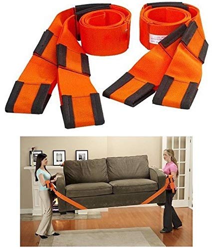 DOBO Correa para elevación de Cargas Pesadas, 2 Unidades, Naranja/Negro DOBO Correa para elevación de Cargas Pesadas, 2 Unidades, Naranja/Negro