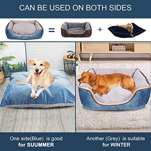 Docatgo Camas Gato Perros Mascotas Reversible Originales Relajante Ortopedica Antiestres Viscoelastica, Suave cojín Desmontable 60 X50 X18 cm, Medianos Perrito Sofa Docatgo Camas Gato Perros Mascotas Reversible Originales Relajante Ortopedica Antiestres Viscoelastica, Suave cojín Desmontable 60 X50 X18 cm, Medianos Perrito Sofa