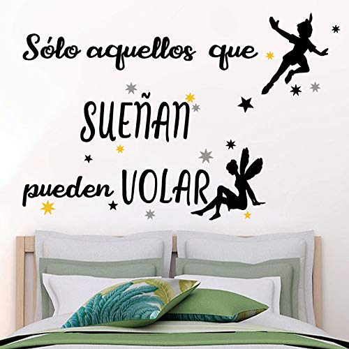 Docliick® Frase motivadora vinilo habitación"SÓLO AQUELLOS QUE SUEÑAN." Vinilos decorativos.Docliick DC-18028 (Vinilo de corte, 30x20cm) Docliick® Frase motivadora vinilo habitación"SÓLO AQUELLOS QUE SUEÑAN." Vinilos decorativos.Docliick DC-18028 (Vinilo de corte, 30x20cm)