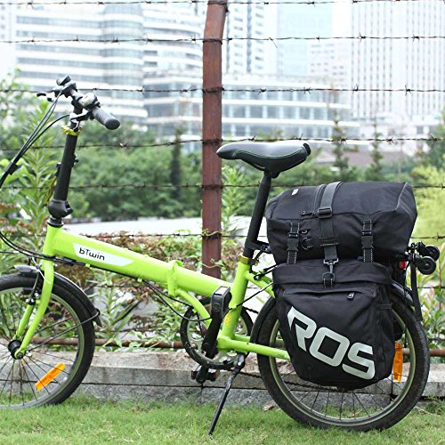 Docooler 3 en 1 multifunción Carretera MTB Bicicleta de montaña Bolsa Bicicleta alforja Asiento Trasero Maletero Bolsa