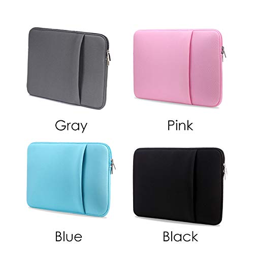 docooler Funda blanda con cremallera para ordenador portátil, funda para MacBook Air PRO Ultrabook Notebook Tablet 11" / 12" / 13" / 14" / 15" / 15.6" / 17"