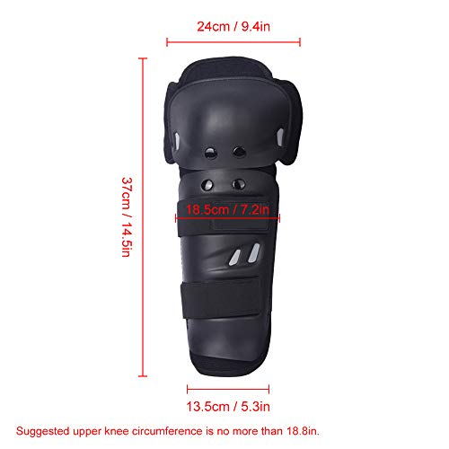 Docooler - Par de rodilleras para moto racing, protectores de rodilla con panles y cintas Docooler - Par de rodilleras para moto racing, protectores de rodilla con panles y cintas