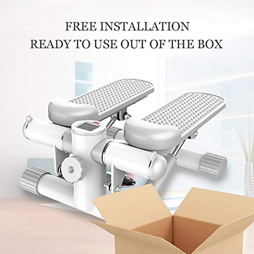 DODOBD Máquina de Step Swing Stepper, Mini Stepper Fitness Stepper Aparato de Entrenamiento Stepper con Resistencia Regulable y Consola Inalámbrica - 43X33X21CM DODOBD Máquina de Step Swing Stepper, Mini Stepper Fitness Stepper Aparato de Entrenamiento Stepper con Resistencia Regulable y Consola Inalámbrica - 43X33X21CM