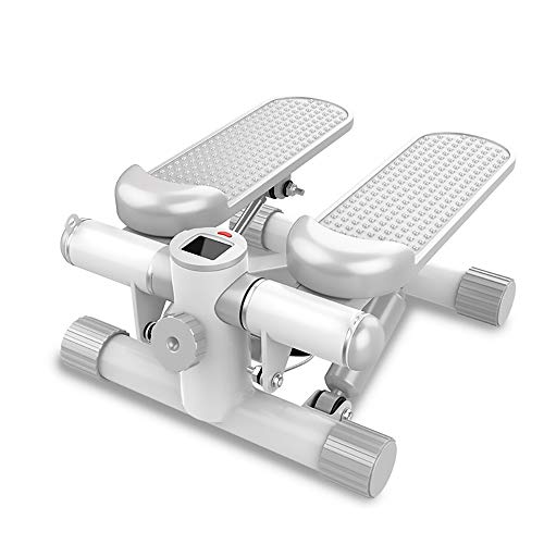 DODOBD Máquina de Step Swing Stepper, Mini Stepper Fitness Stepper Aparato de Entrenamiento Stepper con Resistencia Regulable y Consola Inalámbrica - 43X33X21CM