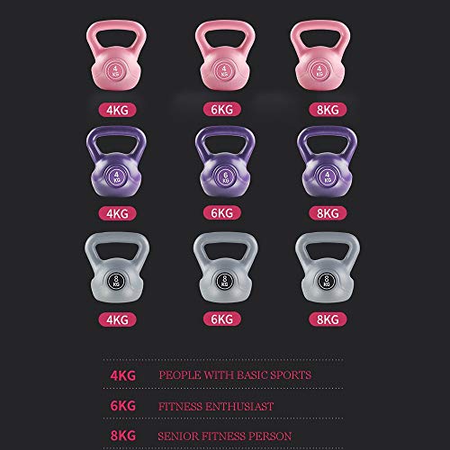 DODOBD Pesa Rusa 2KG/4KG/6KG/8KG Kettlebells para Equipos De Entrenamiento Físico En El Hogar Y El Gimnasio para Culturismo Y Levantamiento De Pesas - 1PC DODOBD Pesa Rusa 2KG/4KG/6KG/8KG Kettlebells para Equipos De Entrenamiento Físico En El Hogar Y El Gimnasio para Culturismo Y Levantamiento De Pesas - 1PC