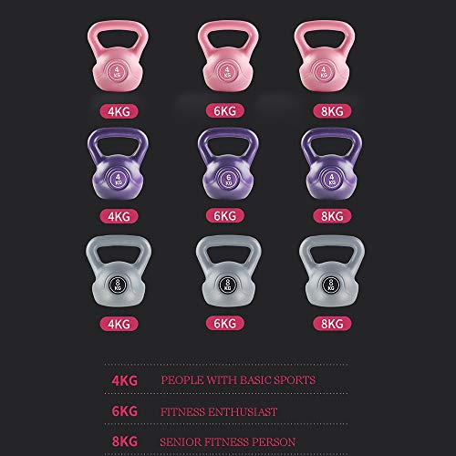 DODOBD Pesa Rusa 2KG/4KG/6KG/8KG Kettlebells para Equipos De Entrenamiento Físico En El Hogar Y El Gimnasio para Culturismo Y Levantamiento De Pesas - 1PC