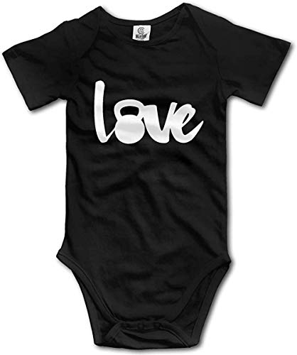 DODOD Love Kettle Bell Impreso Infantil Baby Boy Girl Mono de Manga Corta Trajes de Mono