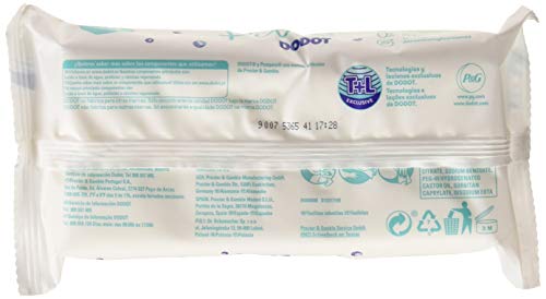 Dodot Aqua Pure Toallitas Bebé con 99% Agua, 9 Paquetes x 48 Toallitas (432) Dodot Aqua Pure Toallitas Bebé con 99% Agua, 9 Paquetes x 48 Toallitas (432)