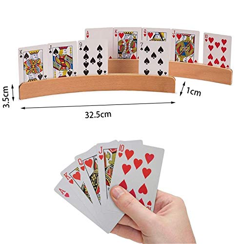 Does not apply Soporte para Juego de Cartas, 2 Piezas Soporte para Naipes,Soporte para Juego de Cartas, Poker Rack Juego de Cartas Titular,Titular de la Tarjeta de Juego para niños, Adultos, Personas