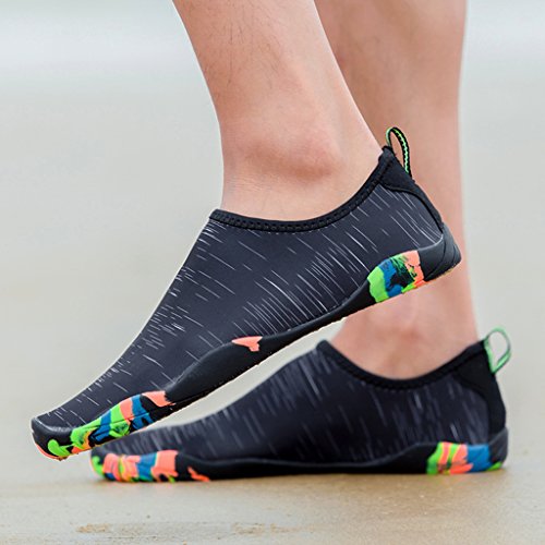 DoGeek Escarpines Antideslizante Zapato de Agua Zapatos de Playa Escarpines Calzado de Playa Surf
