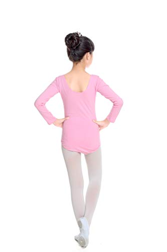 DoGeek- Maillot Ballet Niña Maillot Danza Niña Gimnasia Leotardos Ballet Gimnasia Danza Ropa Clásico Elástico de Ballet de Algodón para Niña