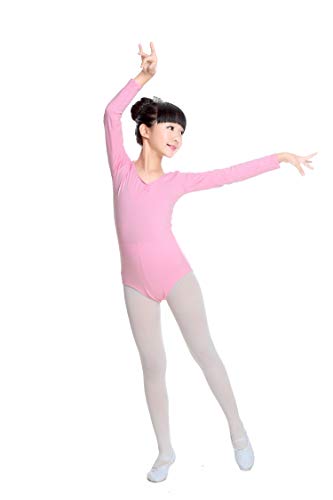 DoGeek- Maillot Ballet Niña Maillot Danza Niña Gimnasia Leotardos Ballet Gimnasia Danza Ropa Clásico Elástico de Ballet de Algodón para Niña