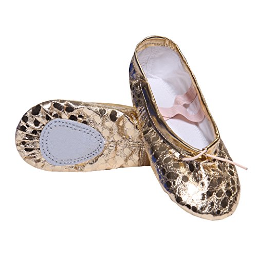 DoGeek Transpirable Zapatos de Ballet de Cuero Zapatillas de Ballet de Danza Baile para Niña DoGeek Transpirable Zapatos de Ballet de Cuero Zapatillas de Ballet de Danza Baile para Niña