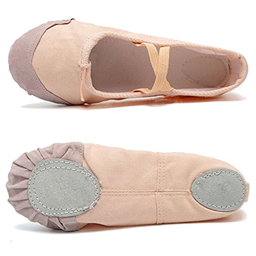 DoGeek Transpirable Zapatos de Ballet Zapatillas de Ballet de Danza Baile para Niña (25 EU, Rosa 2) DoGeek Transpirable Zapatos de Ballet Zapatillas de Ballet de Danza Baile para Niña (25 EU, Rosa 2)