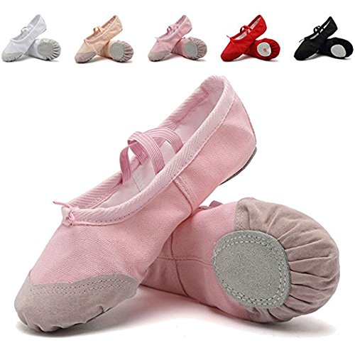 DoGeek Transpirable Zapatos de Ballet Zapatillas de Ballet de Danza Baile para Niña