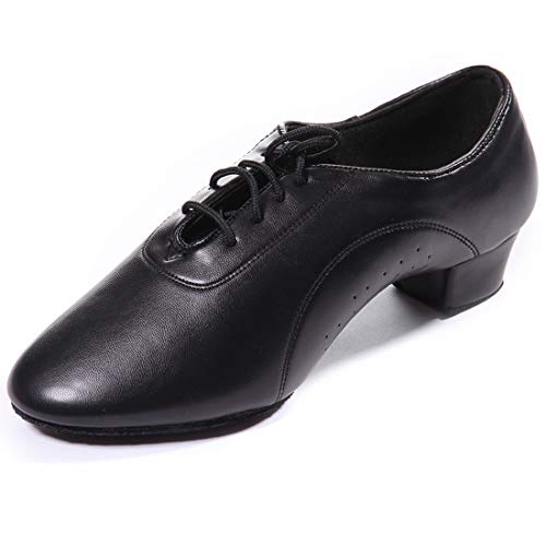 DoGeek-Zapatos de Baile Latino Zapatos Baile de Hombre para Hombre(3 cm)