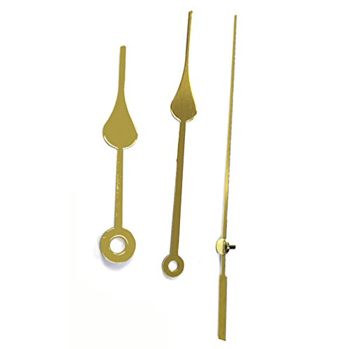 DOITOOL 1 piezas kit de movimiento reloj de cuarzo silencioso mecanismo de reloj maquinaria reloj pared maquinaria de reloj con agujas de pared con 3 manos sin batería (mano dorada) DOITOOL 1 piezas kit de movimiento reloj de cuarzo silencioso mecanismo de reloj maquinaria reloj pared maquinaria de reloj con agujas de pared con 3 manos sin batería (mano dorada)
