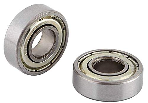 DOJA Industrial | Rodamiento de Bolas 6203 2RS C3 | Pack de 4 Unidades de cojinetes para Eje de 17mm | Exterior de 40mm | Ancho de 12mm |Útiles para: Fresadora, Impresora 3D, Torno, Bricolaje, Skate.