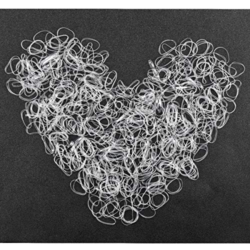 Dokpav 2000 Piezas Goma de Pelo Transparente Lazo de Pelo Elástico Banda de Goma para Niñas Bebés, Peinado de Boda, Dreadlocks Pequeños con Caja Libre Dokpav 2000 Piezas Goma de Pelo Transparente Lazo de Pelo Elástico Banda de Goma para Niñas Bebés, Peinado de Boda, Dreadlocks Pequeños con Caja Libre