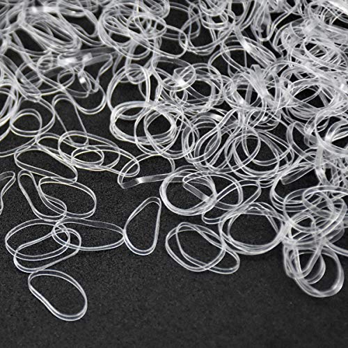 Dokpav 2000 Piezas Goma de Pelo Transparente Lazo de Pelo Elástico Banda de Goma para Niñas Bebés, Peinado de Boda, Dreadlocks Pequeños con Caja Libre Dokpav 2000 Piezas Goma de Pelo Transparente Lazo de Pelo Elástico Banda de Goma para Niñas Bebés, Peinado de Boda, Dreadlocks Pequeños con Caja Libre