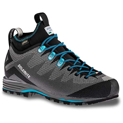 Dolomite, Bota Veloce GTX WMN para Mujer, Pewter Grey/Lake Blue, 37.33 EU Dolomite, Bota Veloce GTX WMN para Mujer, Pewter Grey/Lake Blue, 37.33 EU