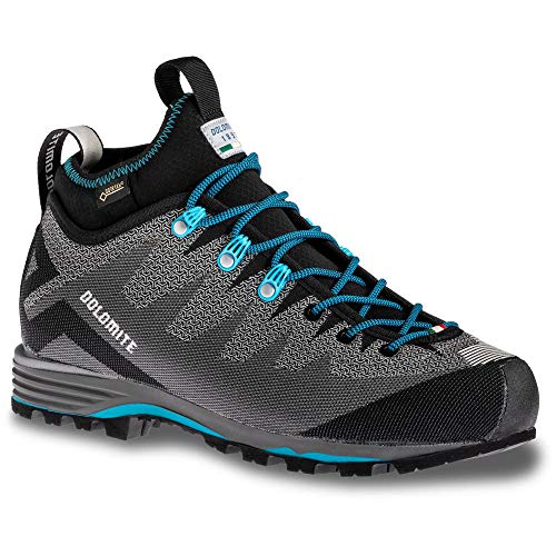 Dolomite, Bota Veloce GTX WMN para Mujer, Pewter Grey/Lake Blue, 37.33 EU